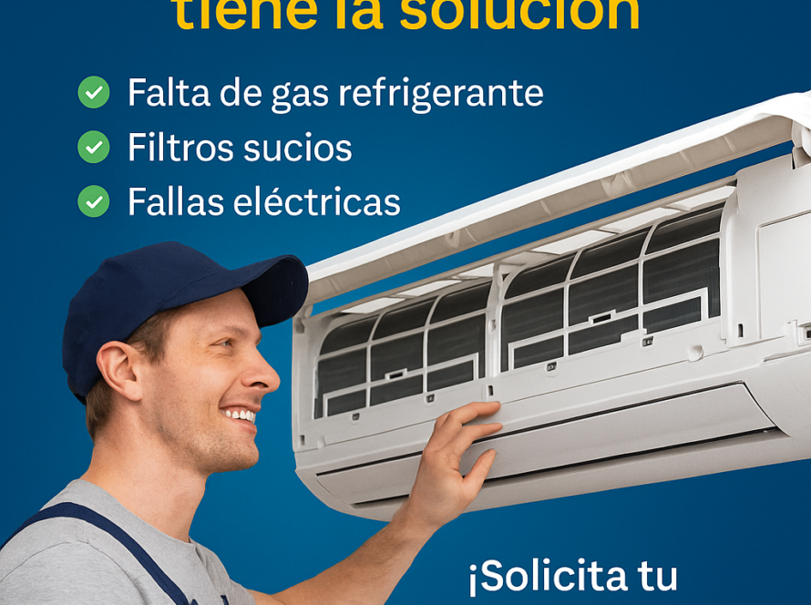 Tu aire acondicionado no enfría bien?