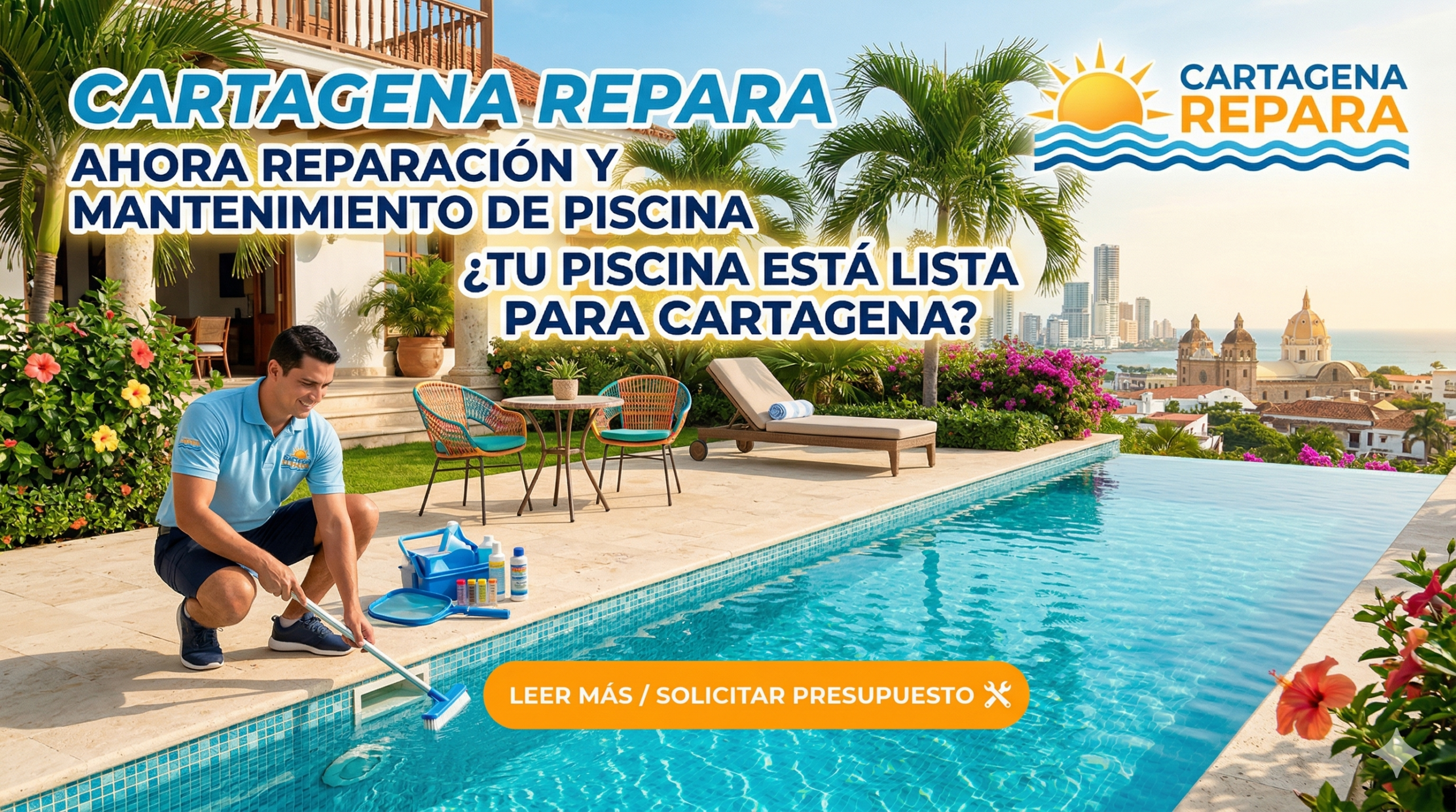 reparación de piscinas en Cartagena