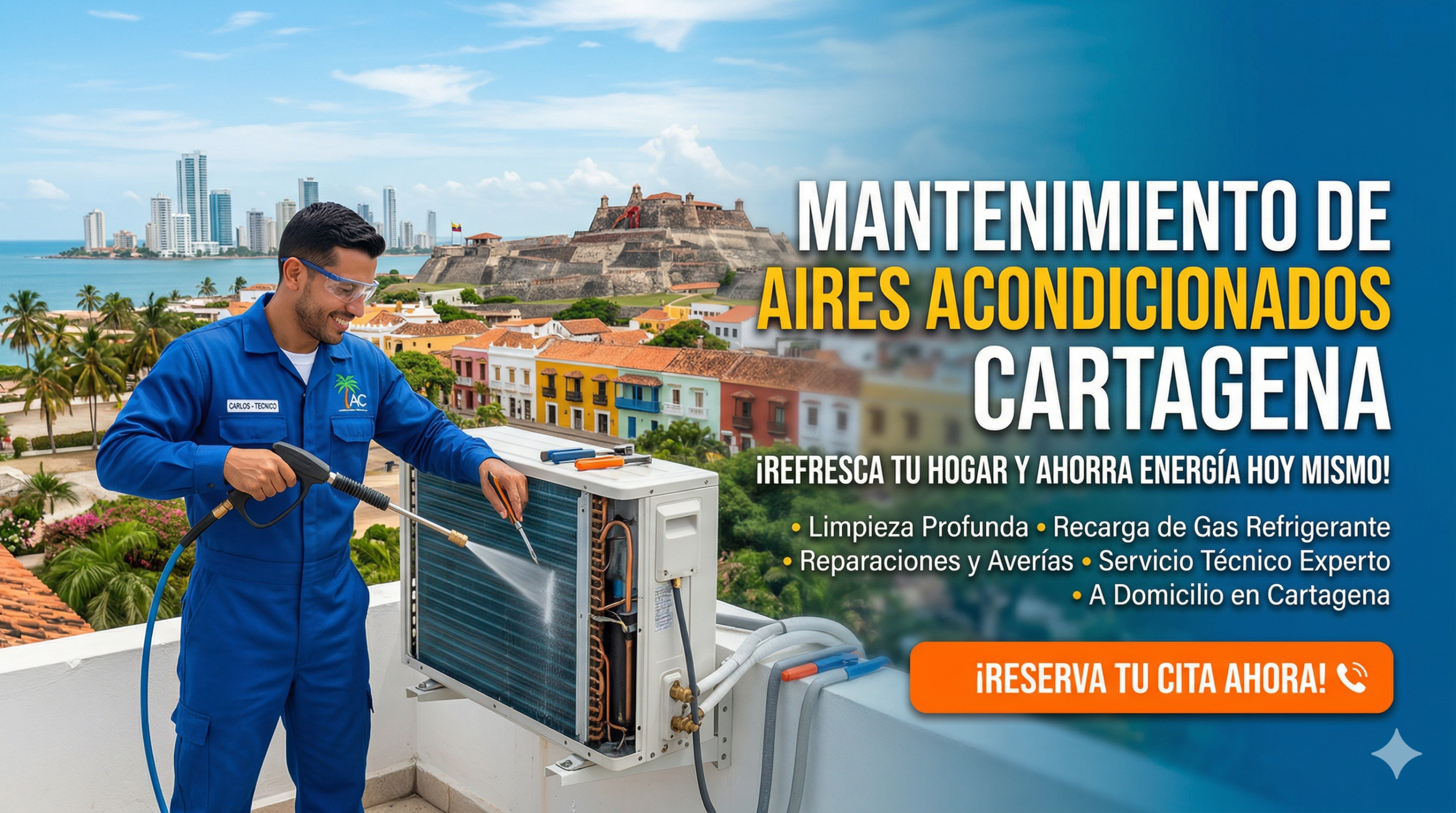 Mantenimiento de aires acondicionados Cartagena.